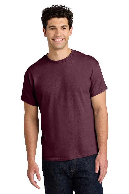 Men’s short-sleeve tor polos-Gildan Mens Short Sleeve Crewneck T-Shirt - Maroon