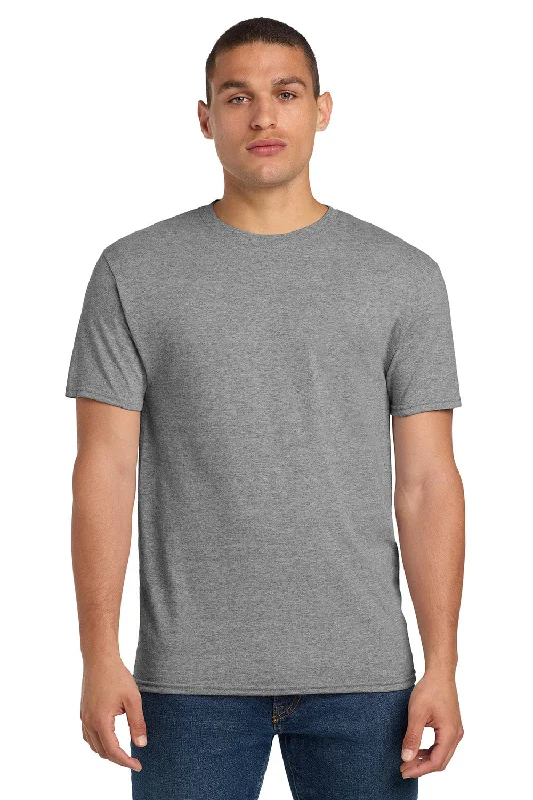 Men’s short-sleeve veld tees-Jerzees Mens Dri-Power Moisture Wicking Short Sleeve Crewneck T-Shirt - Oxford Grey