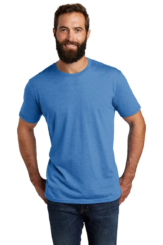 Men’s short-sleeve tuss shirts-Allmade Mens Short Sleeve Crewneck T-Shirt - Azure Blue