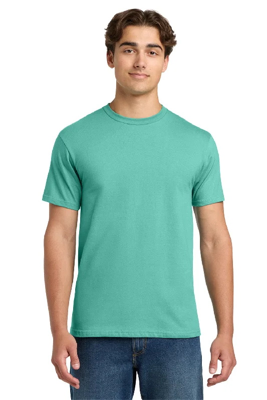 Men’s short-sleeve ledge shirts-Gildan Mens Hammer Short Sleeve Crewneck T-Shirt - Chalky Mint Blue