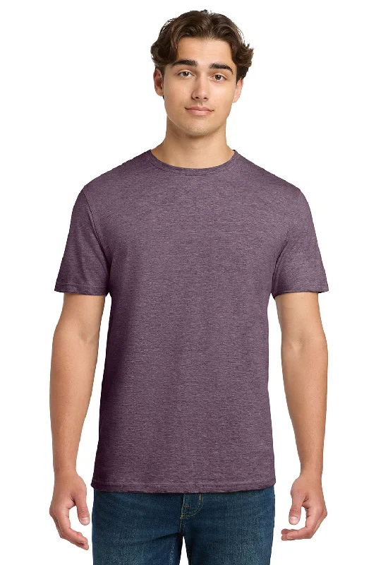 Men’s short-sleeve mote tops-Gildan Mens Softstyle Short Sleeve Crewneck T-Shirt - Heather Maroon