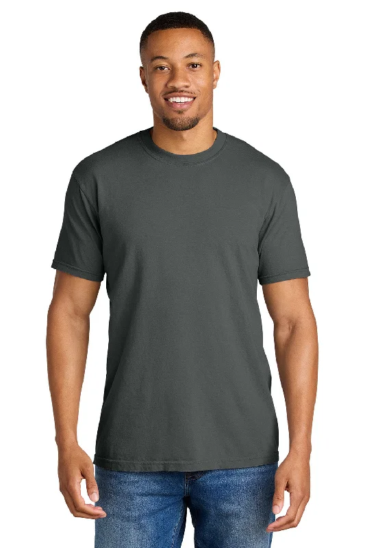 Men’s short-sleeve umbel polos-Comfort Colors Mens Short Sleeve Crewneck T-Shirt - Pepper Grey