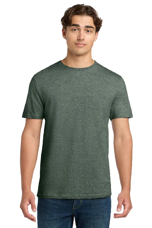 Men’s short-sleeve quirk polos-Gildan Mens Softstyle Short Sleeve Crewneck T-Shirt - Heather Military Green