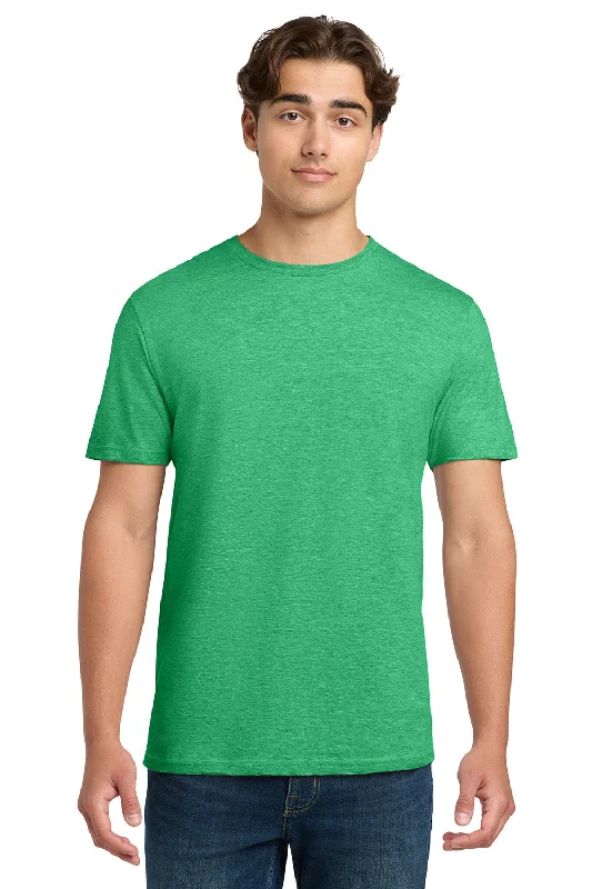 Men’s short-sleeve slope polos-Gildan Mens Softstyle Short Sleeve Crewneck T-Shirt - Heather Irish Green