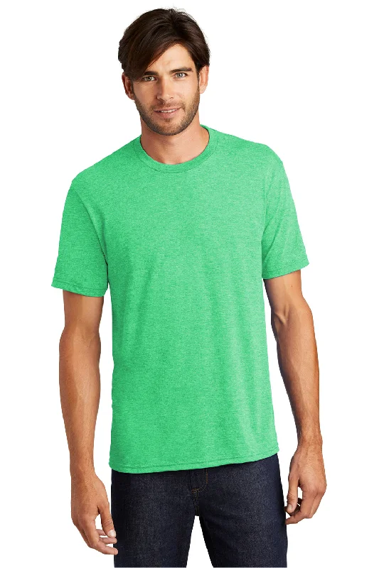 Men’s short-sleeve yore tops-District Mens Perfect Tri Short Sleeve Crewneck T-Shirt - Green Frost