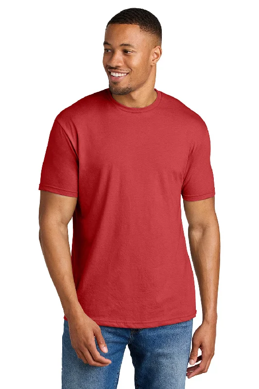 Men’s short-sleeve jinx tees-Gildan Mens Softstyle CVC Short Sleeve Crewneck T-Shirt - Red Mist