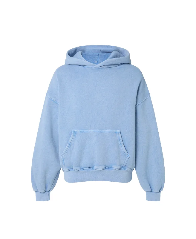 mens hoodie for daily outdoor adventures-450 GSM 'Vintage Blue' Hoodie