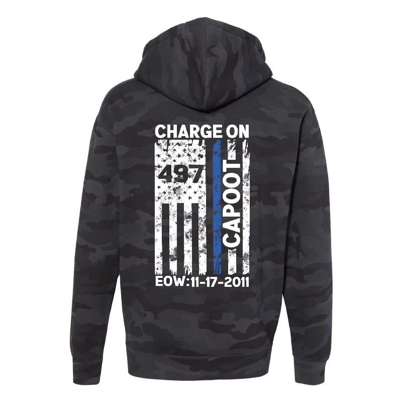 mens hoodie with lightweight hood-Charge on Hoodie