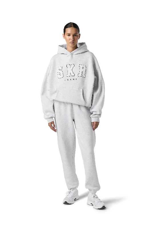 mens hoodie for off-duty looks-Official SKR Logo Hoodie in Passive