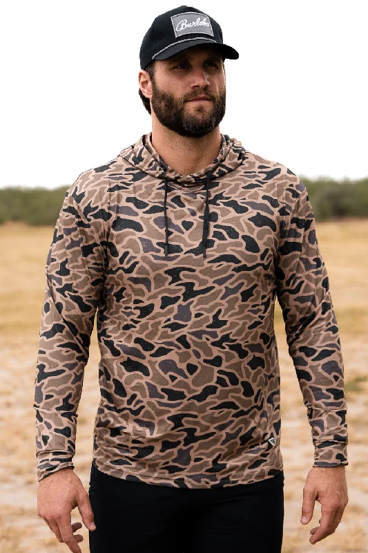 mens hoodie for fall fashion-Performance Hoodie - Gauge Camo