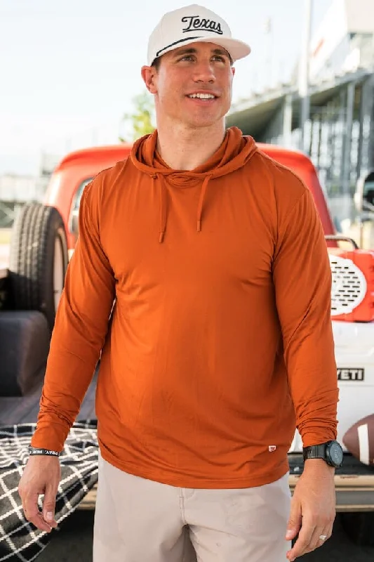 mens hoodie for bold streetwear looks-Performance Hoodie - Orange