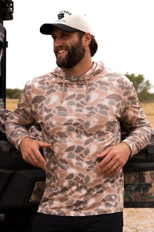 mens hoodie for everyday sporty vibe-Performance Hoodie - Pintail Camo