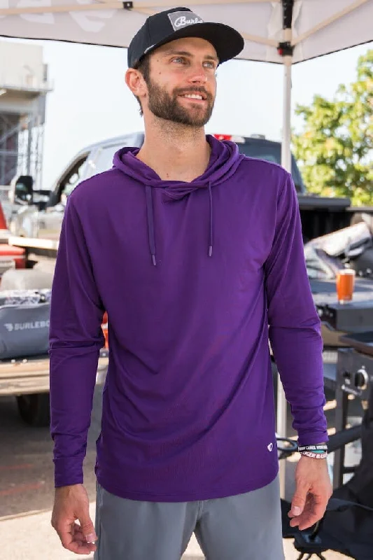 mens hoodie for casual but stylish-Performance Hoodie - Purple