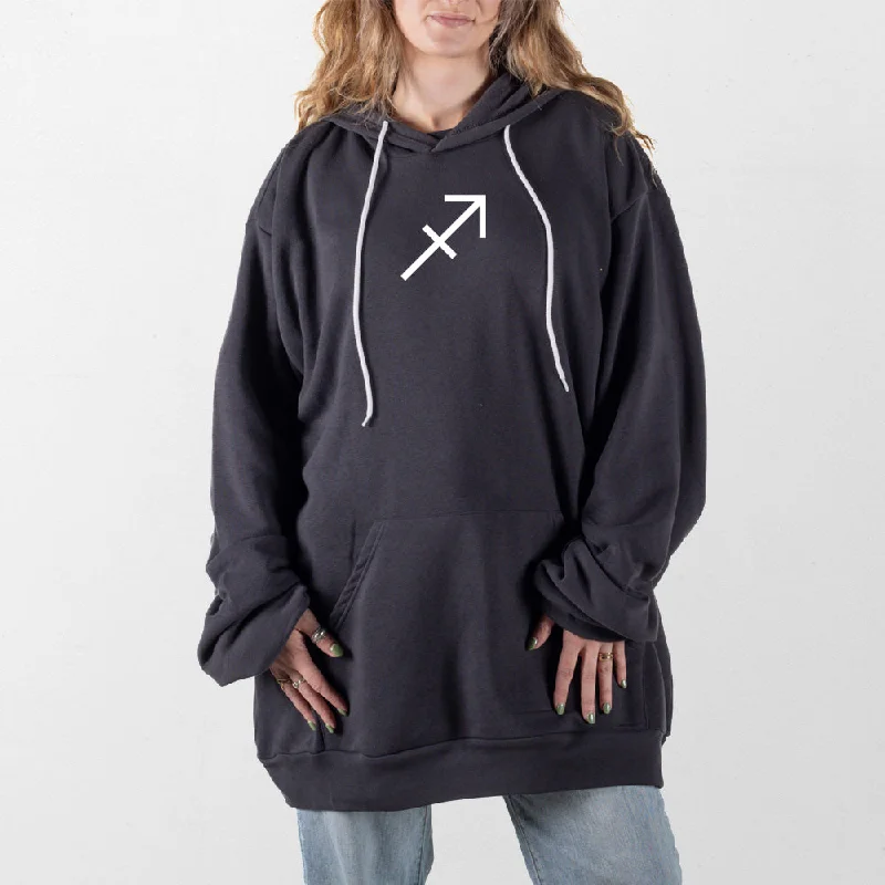 mens hoodie with sporty look-Sagittarius Giant Hoodie