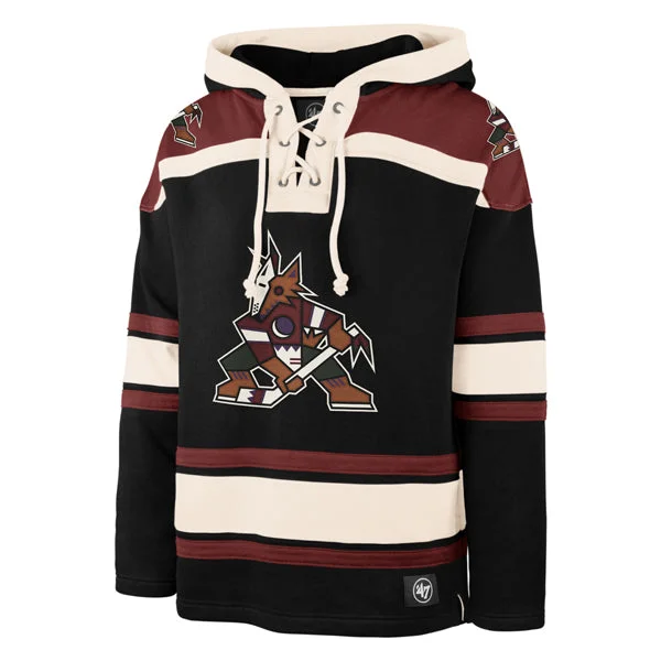 mens hoodie for stylish and functional design-ARIZONA COYOTES SUPERIOR LACER HOOD MENS