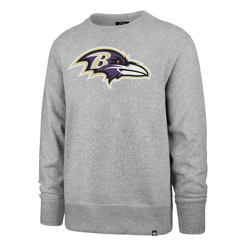 mens hoodie for fashionable fall days-BALTIMORE RAVENS IMPRINT '47 HEADLINE CREW