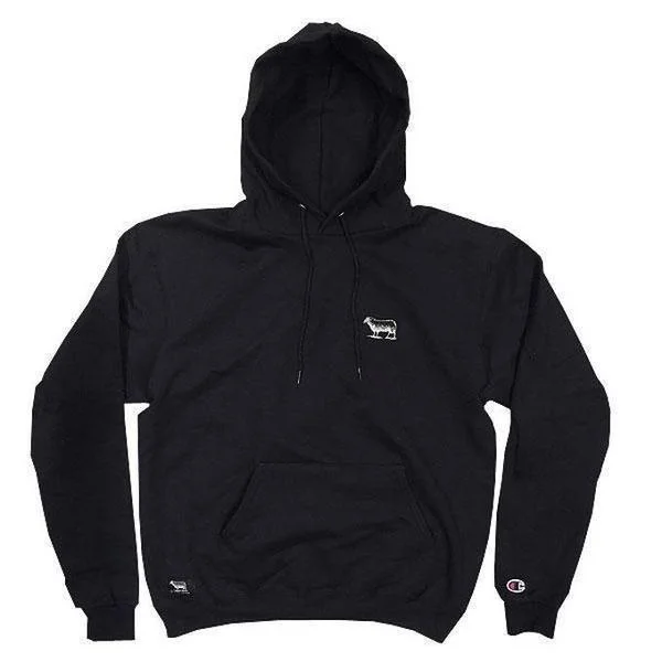 mens hoodie for active wear enthusiasts-Black Sheep Champion Pullover Hoody Black