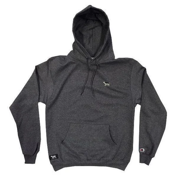 mens hoodie for chic, casual vibes-Black Sheep Champion Pullover Hoody Charcoal