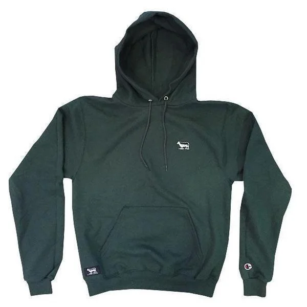 mens hoodie for ultimate layering piece-Black Sheep Champion Pullover Hoody Forest Green