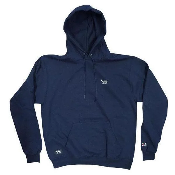 mens hoodie for easygoing fashion-Black Sheep Champion Pullover Hoody Navy