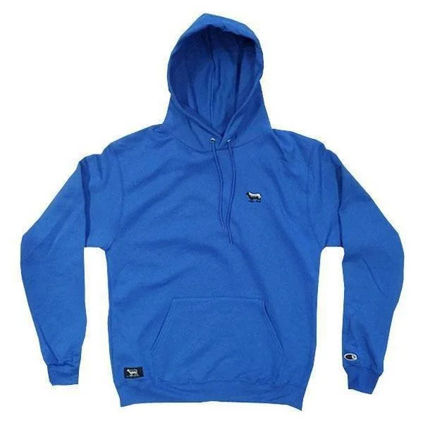 mens hoodie for outdoor exploration-Black Sheep Champion Pullover Hoody Royal Blue