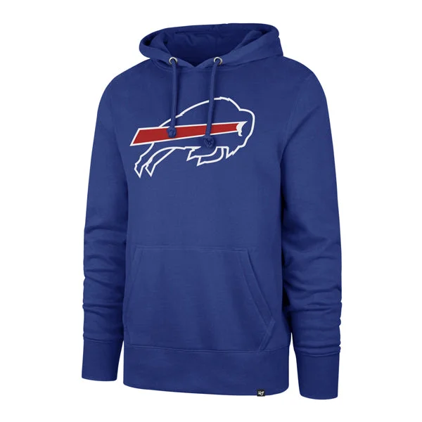 mens hoodie for effortless fashion-BUFFALO BILLS IMPRINT '47 HEADLINE HOOD MENS