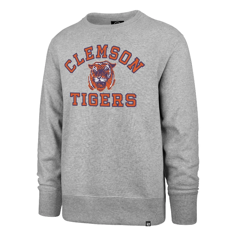 mens hoodie with seamless sporty design-CLEMSON TIGERS VINTAGE '47 HEADLINE CREW