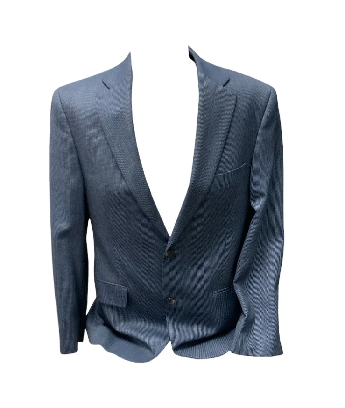 men's jackets with reflective material-Cremieux Men's Sportcoat Navy 38S