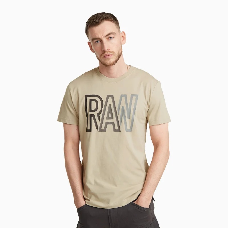 Men’s short-sleeve veld tees-Men's Raw Logo Crew Neck T Shirt