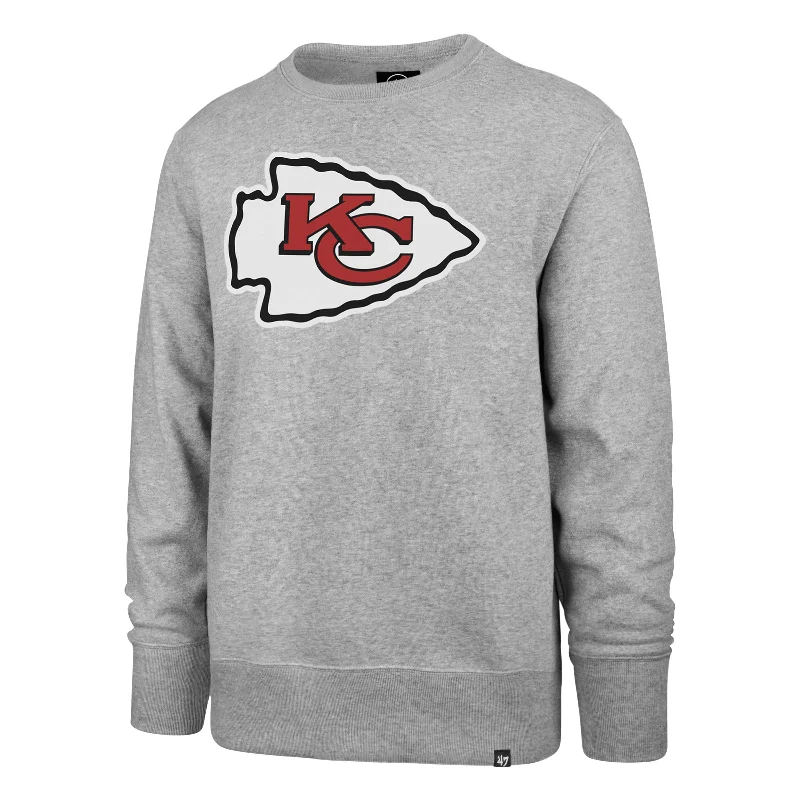 mens hoodie for stylish outdoor gear-KANSAS CITY CHIEFS IMPRINT '47 HEADLINE CREW