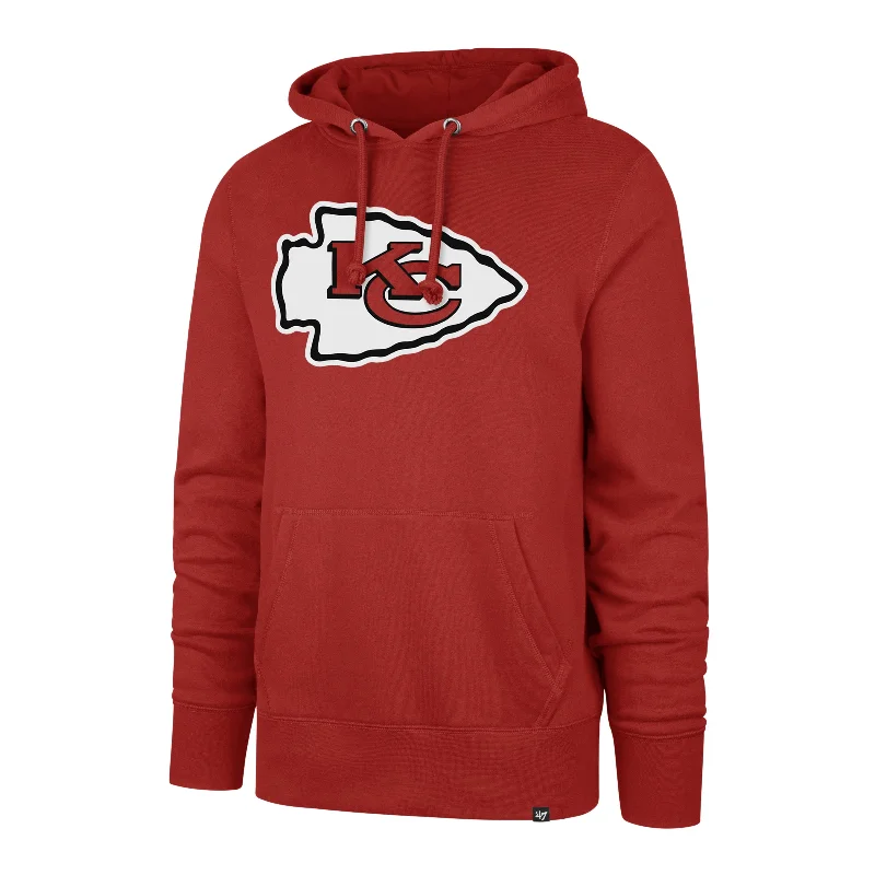 mens hoodie for bold streetwear looks-KANSAS CITY CHIEFS IMPRINT '47 HEADLINE HOOD