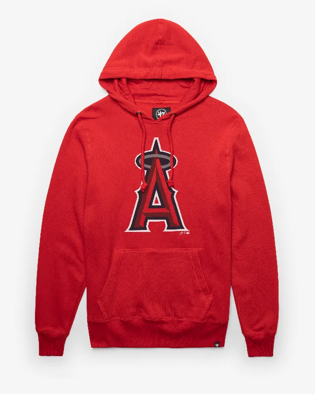 mens hoodie for trendy fit-LOS ANGELES ANGELS IMPRINT '47 HEADLINE HOOD