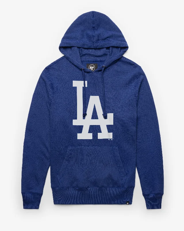 mens hoodie for warm-weather sports-LOS ANGELES DODGERS IMPRINT '47 HEADLINE HOOD