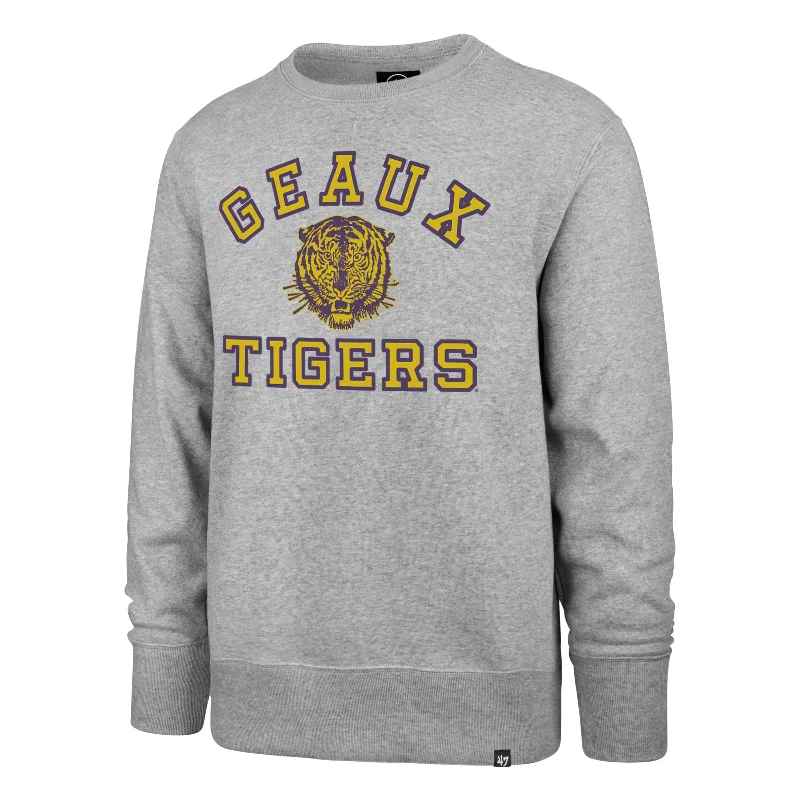 mens hoodie for easy sport outfit-LOUISIANA STATE TIGERS LSU VINTAGE '47 HEADLINE CREW