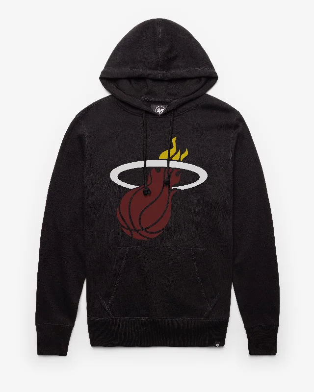 mens hoodie for bold streetwear looks-MIAMI HEAT IMPRINT '47 HEADLINE HOOD