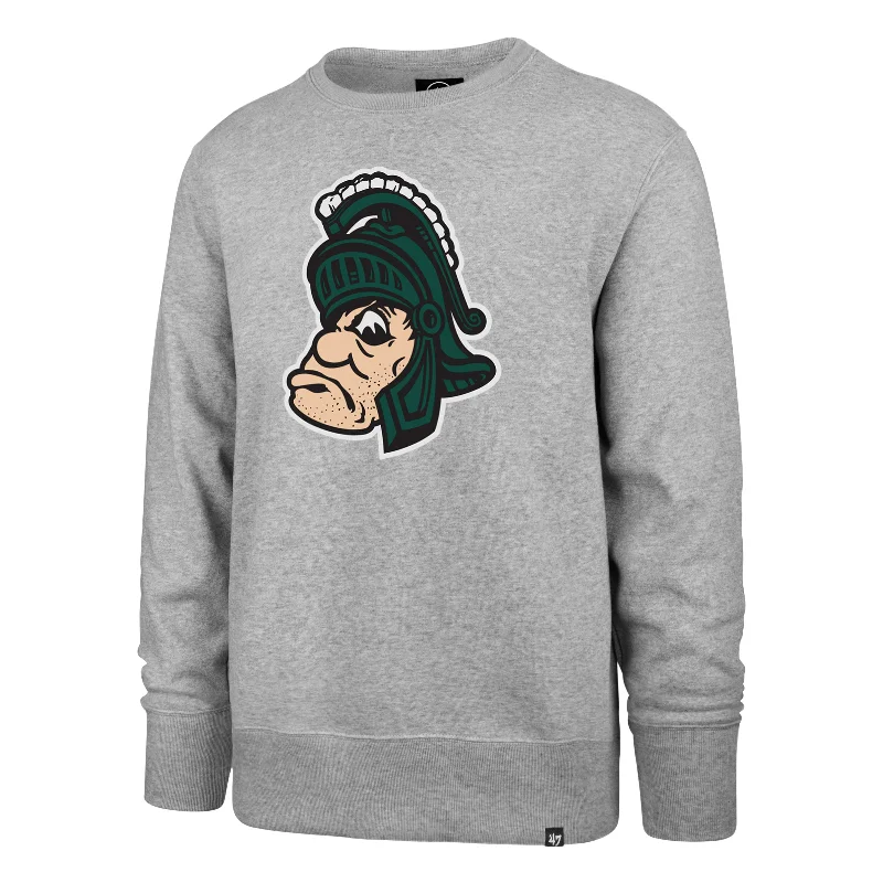 mens hoodie for stylish warm-ups-MICHIGAN STATE SPARTANS VINTAGE '47 IMPRINT HEADLINE CREW