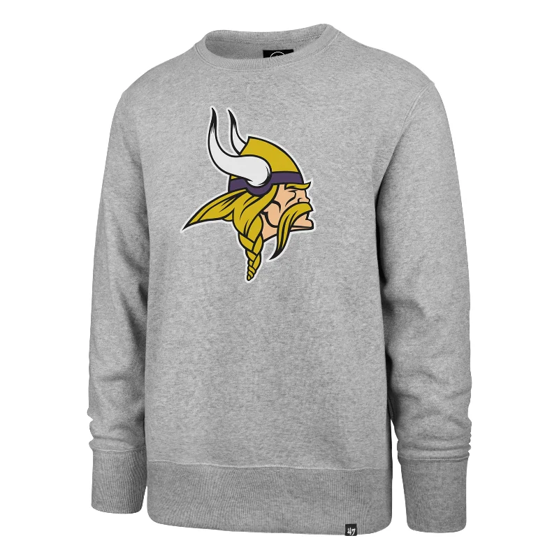 mens hoodie for casual everyday wear-MINNESOTA VIKINGS IMPRINT '47 HEADLINE CREW