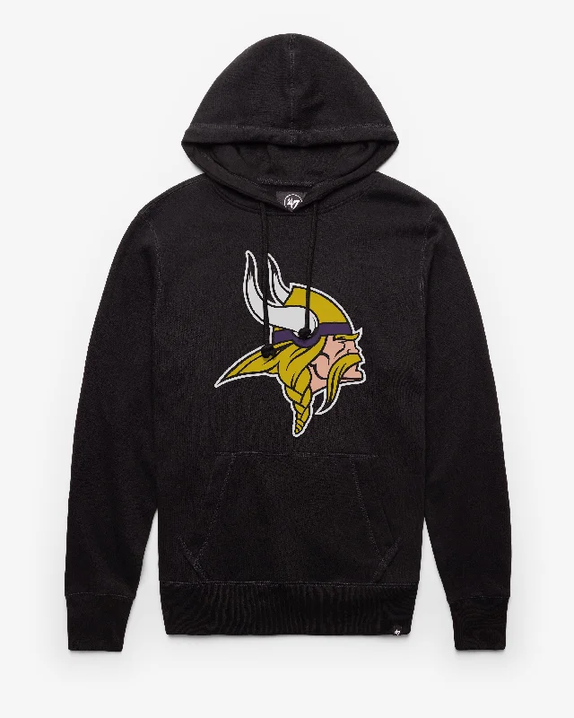 mens hoodie for sleek casual wear-MINNESOTA VIKINGS IMPRINT '47 HEADLINE HOOD