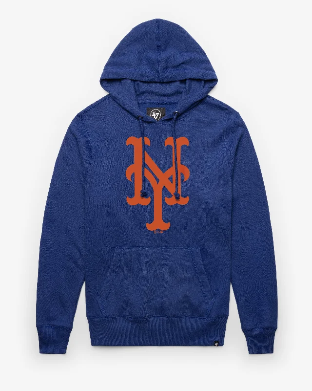 mens hoodie for everyday athletic looks-NEW YORK METS IMPRINT '47 HEADLINE HOOD