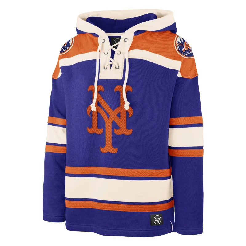 mens hoodie for active men’s wear-NEW YORK METS SUPERIOR '47 LACER HOOD