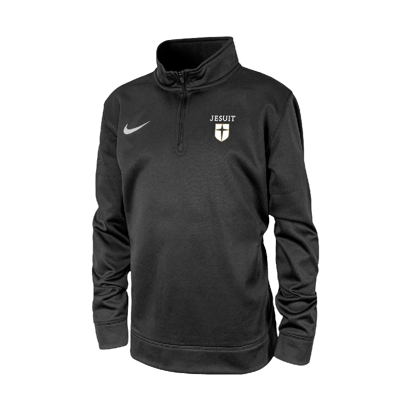 mens hoodie for your sporty side-Nike YOUTH Therma 1/4 Zip