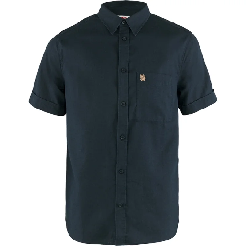 Men’s short-sleeve vug tees-Fjallraven Men's Ovik Travel Shirt Short Sleeve