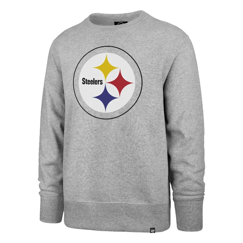 mens hoodie for relaxed outdoor activities-PITTSBURGH STEELERS IMPRINT '47 HEADLINE CREW