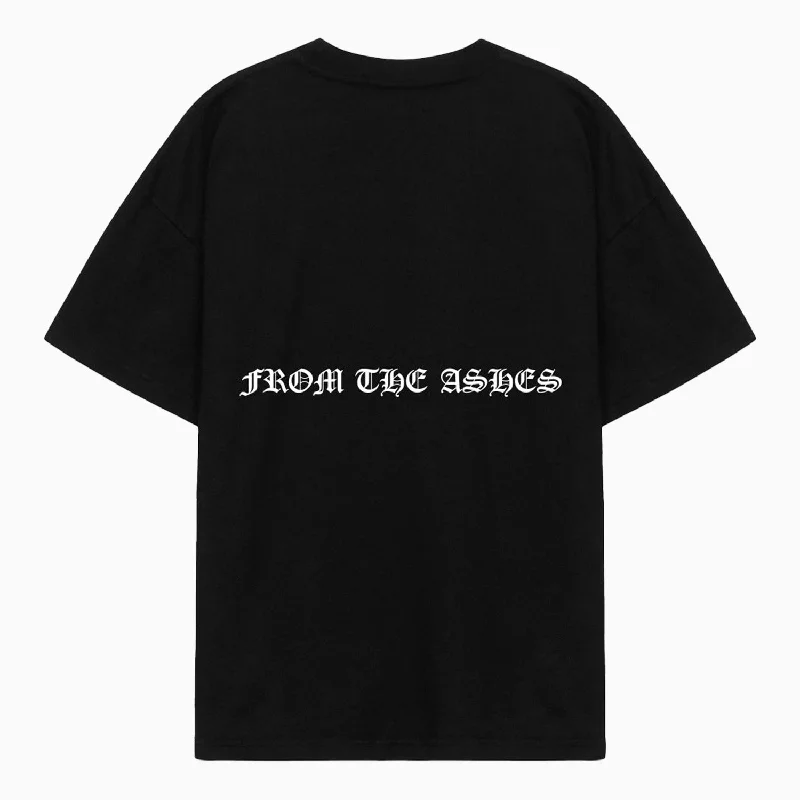 Men’s short-sleeve tilt tees-Men's From The Ashes In Black T-Shirt