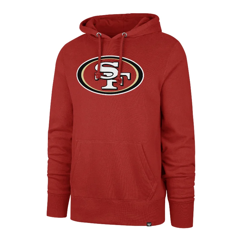 mens hoodie for perfect layering piece-SAN FRANCISCO 49ERS IMPRINT '47 HEADLINE HOOD