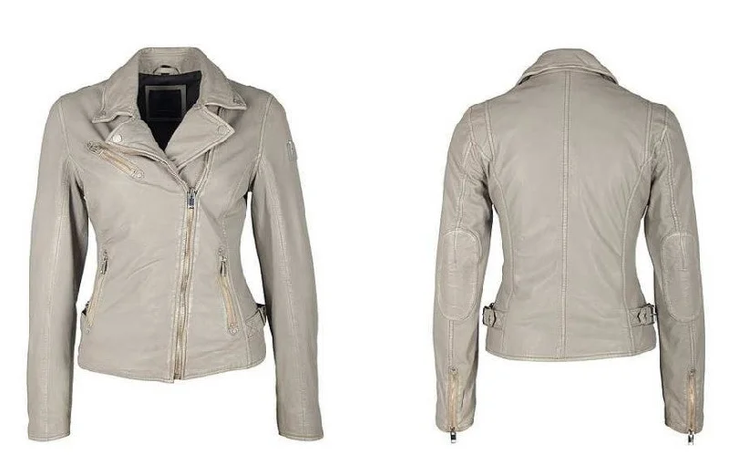 men's comfortable insulated jackets-Sofia 4RF Leather Jacket