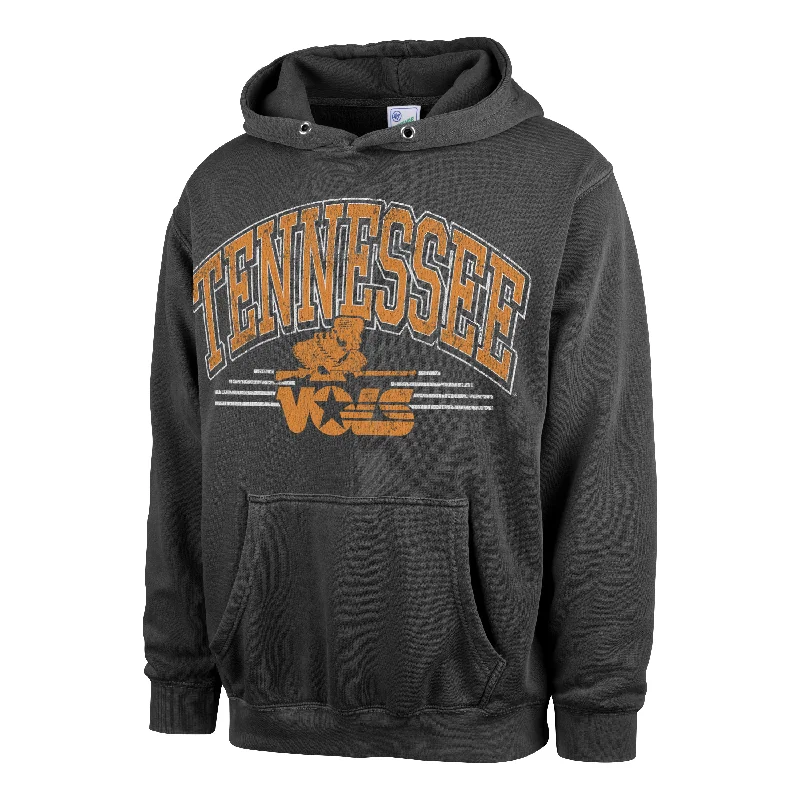 mens hoodie for fall fashion-TENNESSEE VOLUNTEERS VINTAGE SUN FADE '47 PIERCE HOOD