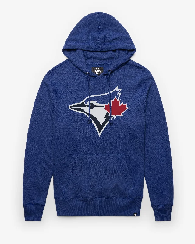 mens hoodie for cold-weather sports-TORONTO BLUE JAYS IMPRINT '47 HEADLINE HOOD