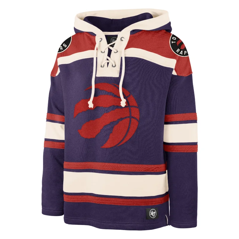 mens hoodie with classic fit-TORONTO RAPTORS SUPERIOR '47 LACER HOOD