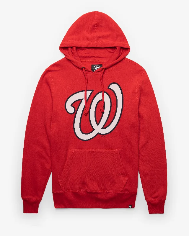 mens hoodie for stylish chilly mornings-WASHINGTON NATIONALS IMPRINT '47 HEADLINE HOOD